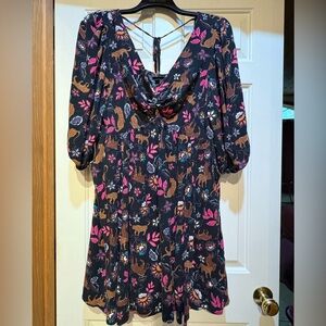 Torrid Knotted Empire Waist Above the Knee Super Cute Dress